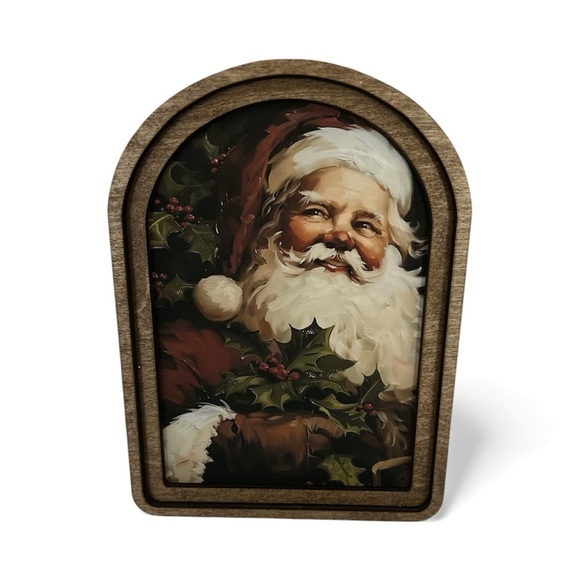 🎄Festive Green Holiday Tree with Santa Frame 🎄 - Picture 3 of 3